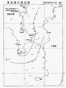東京湾口海況図(2007/05/11)