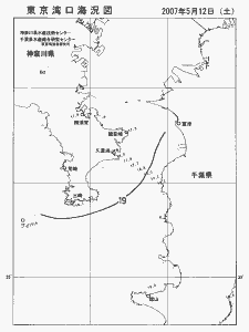 東京湾口海況図(2007/05/12)