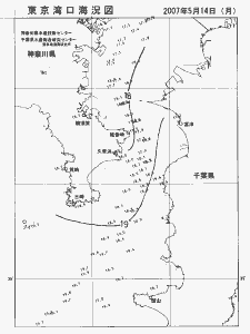 東京湾口海況図(2007/05/14)