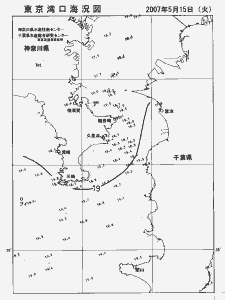 東京湾口海況図(2007/05/15)