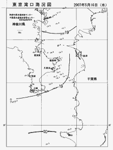 東京湾口海況図(2007/05/16)