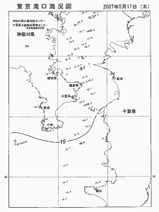東京湾口海況図(2007/05/17)