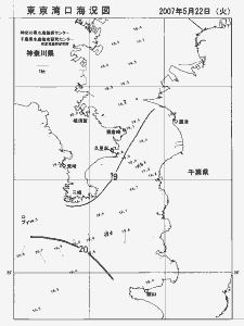東京湾口海況図(2007/05/22)