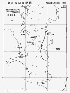 東京湾口海況図(2007/05/25)