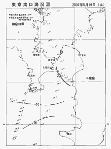 東京湾口海況図(2007/05/26)
