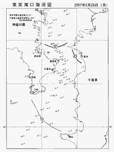 東京湾口海況図(2007/05/28)
