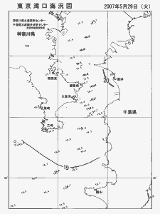 東京湾口海況図(2007/05/29)