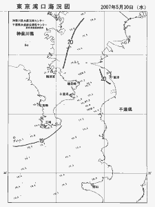 東京湾口海況図(2007/05/30)