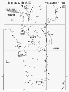 東京湾口海況図(2007/05/31)