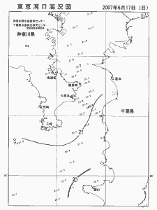 東京湾口海況図(2007/06/17)