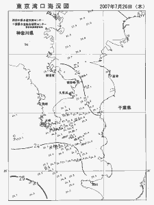 東京湾口海況図(2007/07/26)