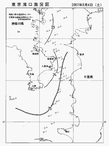 東京湾口海況図(2007/08/04)