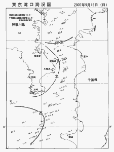 東京湾口海況図(2007/09/16)