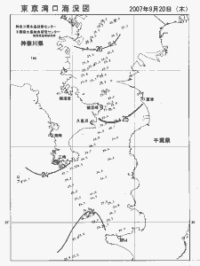 東京湾口海況図(2007/09/20)