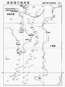 東京湾口海況図(2007/10/06)