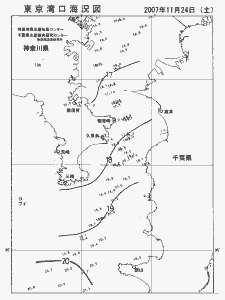 東京湾口海況図(2007/11/24)