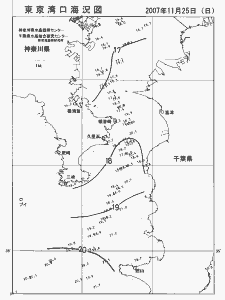 東京湾口海況図(2007/11/25)