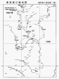 東京湾口海況図(2007/11/26)