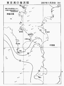 東京湾口海況図(2007/11/29)