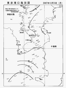 東京湾口海況図(2007/12/03)