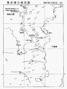 東京湾口海況図(2007/12/04)