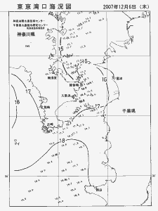 東京湾口海況図(2007/12/06)