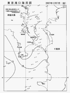 東京湾口海況図(2007/12/07)