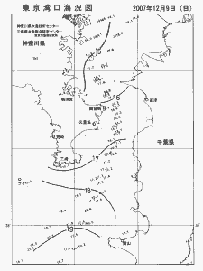 東京湾口海況図(2007/12/09)