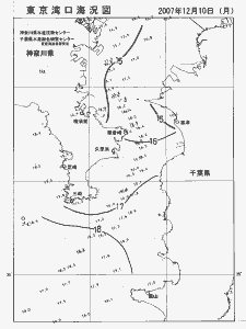 東京湾口海況図(2007/12/10)
