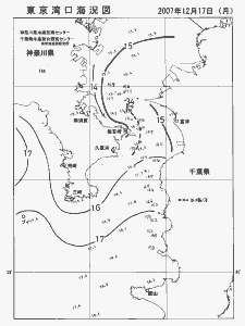 東京湾口海況図(2007/12/17)