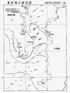 東京湾口海況図(2007/12/20)