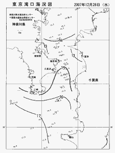 東京湾口海況図(2007/12/26)