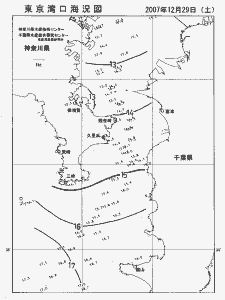 東京湾口海況図(2007/12/29)