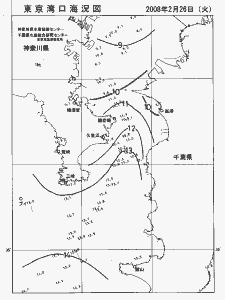 東京湾口海況図(2008/02/26)