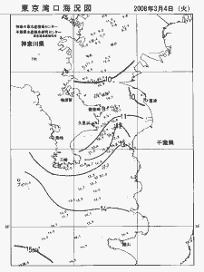 東京湾口海況図(2008/03/04)