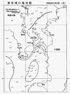 東京湾口海況図(2008/03/06)