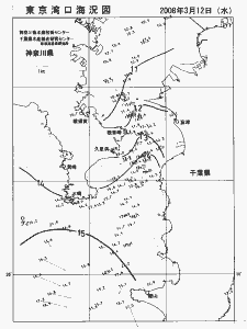 東京湾口海況図(2008/03/12)
