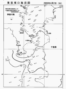 東京湾口海況図(2008/04/02)