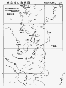 東京湾口海況図(2008/04/06)