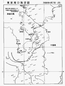 東京湾口海況図(2008/04/07)