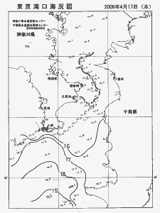 東京湾口海況図(2008/04/17)