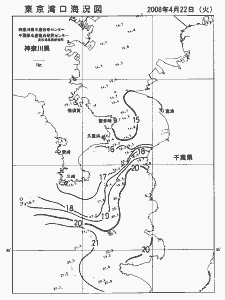 東京湾口海況図(2008/04/22)