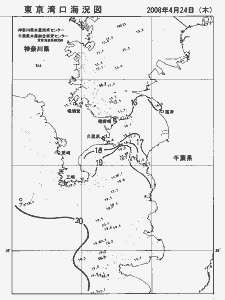 東京湾口海況図(2008/04/24)
