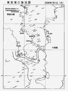 東京湾口海況図(2008/05/01)