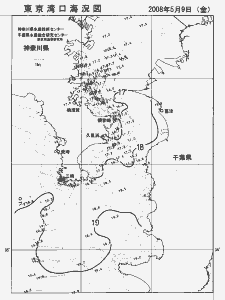 東京湾口海況図(2008/05/09)