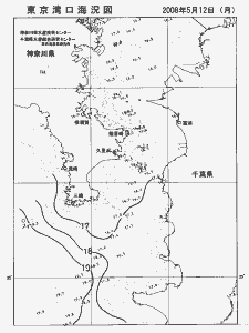 東京湾口海況図(2008/05/12)