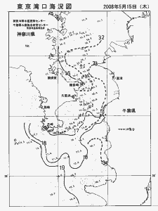 東京湾口海況図(2008/05/15)