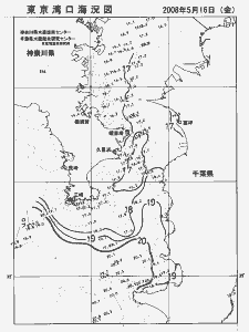 東京湾口海況図(2008/05/16)