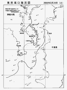 東京湾口海況図(2008/05/24)