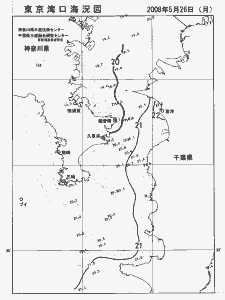 東京湾口海況図(2008/05/26)